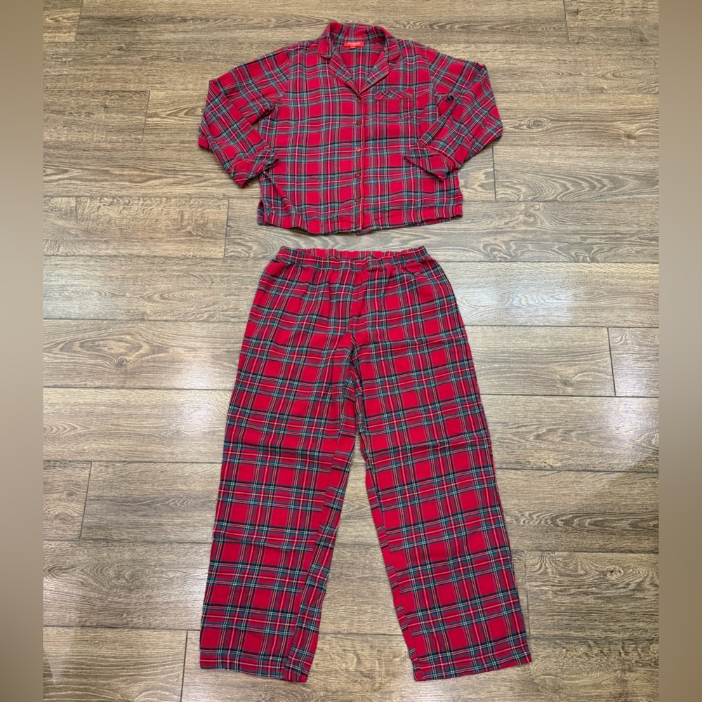 Macy’s Family PJs Womens Flannel Pajamas XS Cotton